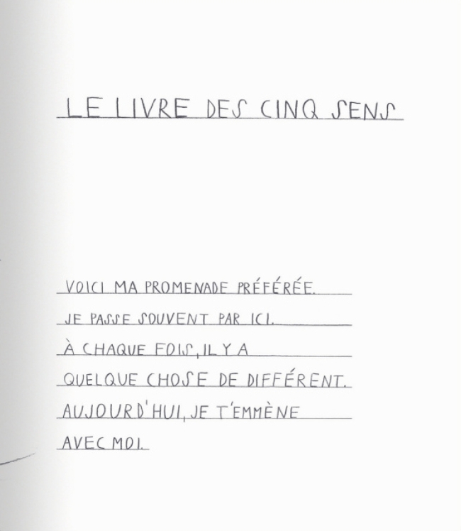 Le livre des cinq sens – Lucie Lučanská 